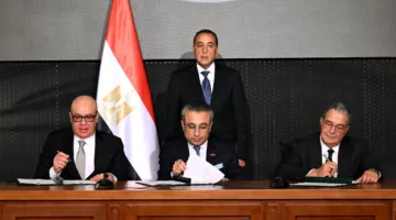 مدبولي يتابع توقيع اتفاقية شراكة وتطوير لإنشاء مدينة جريان بمحور الشيخ زايد