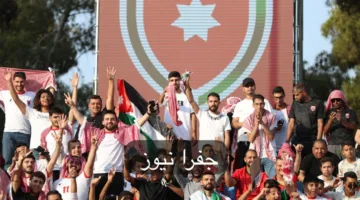 “علم وشماغ” .. موجة أردنية في ستاد عمان – صور