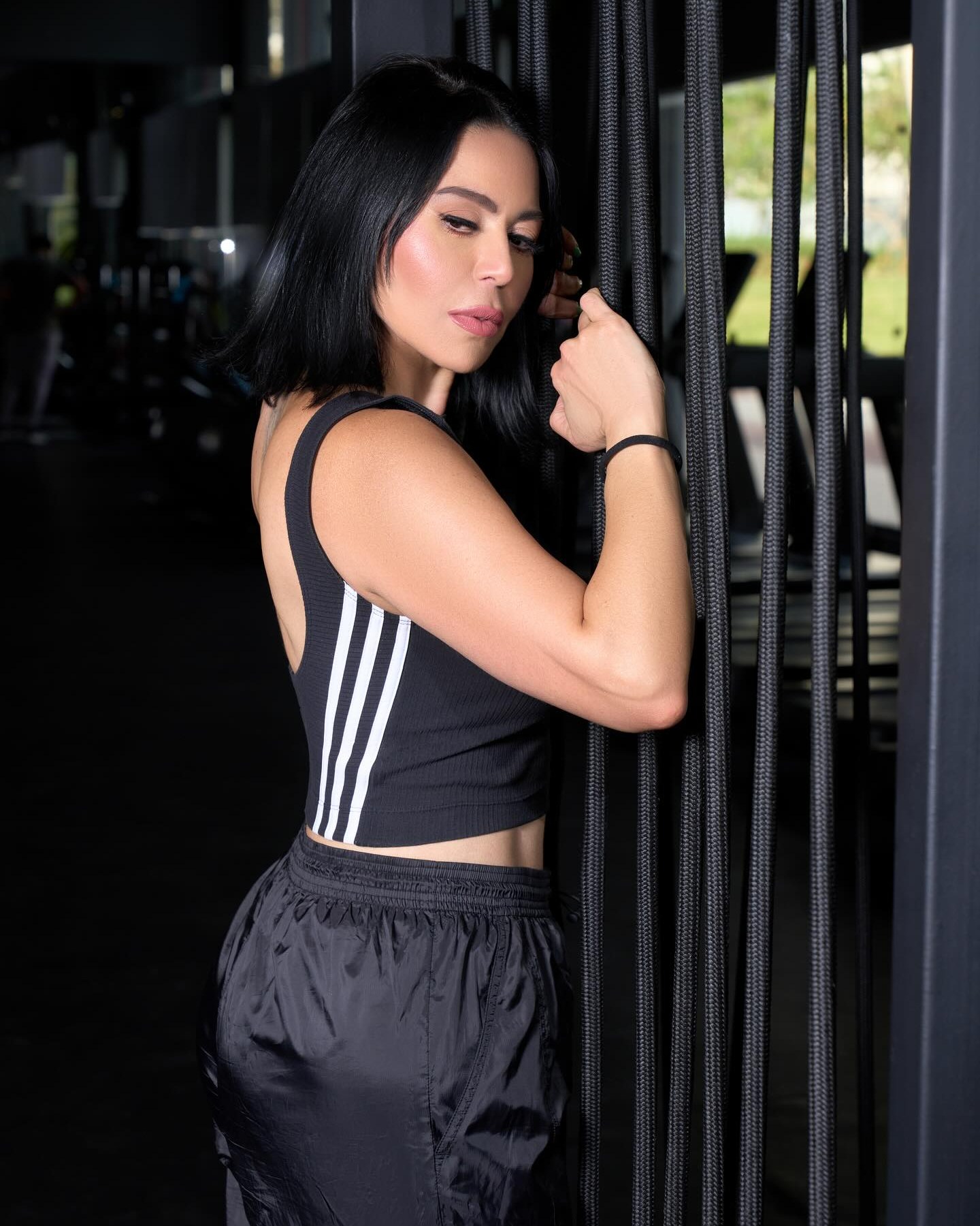May be an image of 1 person and activewear