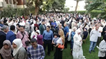 احتفال عيد الأضحى في السفارة التركية بالقاهرة بمشاركة عائلات من غزة ومصر.