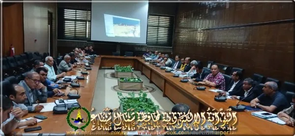اجتماع تنسيقي لتجنب تقاطعات خط سكك طابا – العريش وتحديد التعويضات في شمال سيناء اجتماع تنسيقي لتجنب تقاطعات خط سكك طابا – العريش وتحديد التعويضات في شمال سيناء