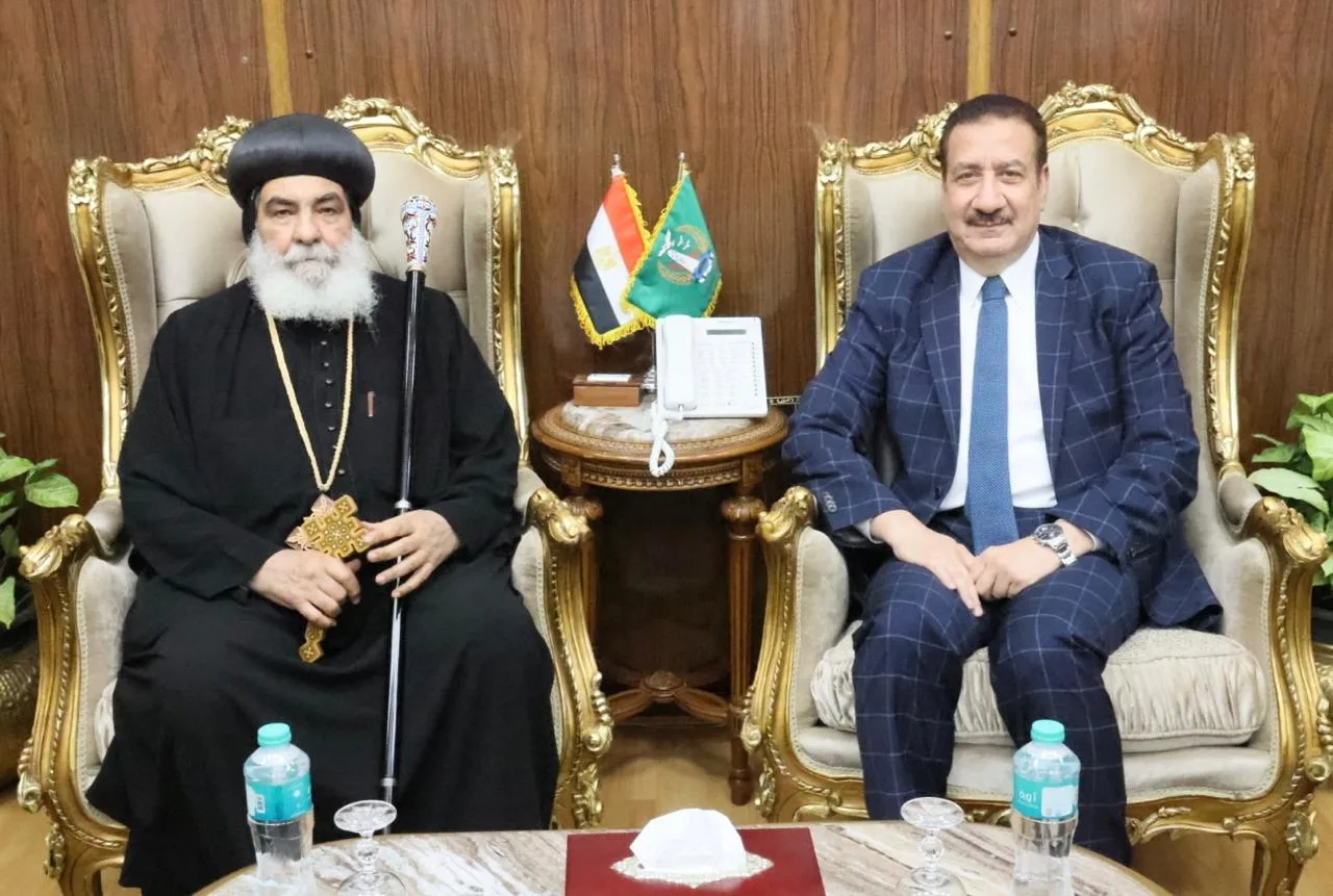 الأنبا بنيامين يلتقي محافظ المنوفية لتهنئته بمناسبة عيد الأضحى والعيد القومي للمحافظة الأنبا بنيامين يلتقي محافظ المنوفية لتهنئته بمناسبة عيد الأضحى والعيد القومي للمحافظة