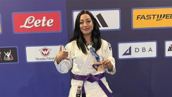 البطلة المصرية هند رزق تحقق ميدالية ذهبية في بطولة البحر الأبيض المتوسط للجوجيتسو البطلة المصرية هند رزق تحقق ميدالية ذهبية في بطولة البحر الأبيض المتوسط للجوجيتسو