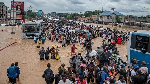 أمطار شديدة تؤدي إلى وفاة 29 شخصاً في جمهورية الكونغو الديمقراطية أمطار شديدة تؤدي إلى وفاة 29 شخصاً في جمهورية الكونغو الديمقراطية