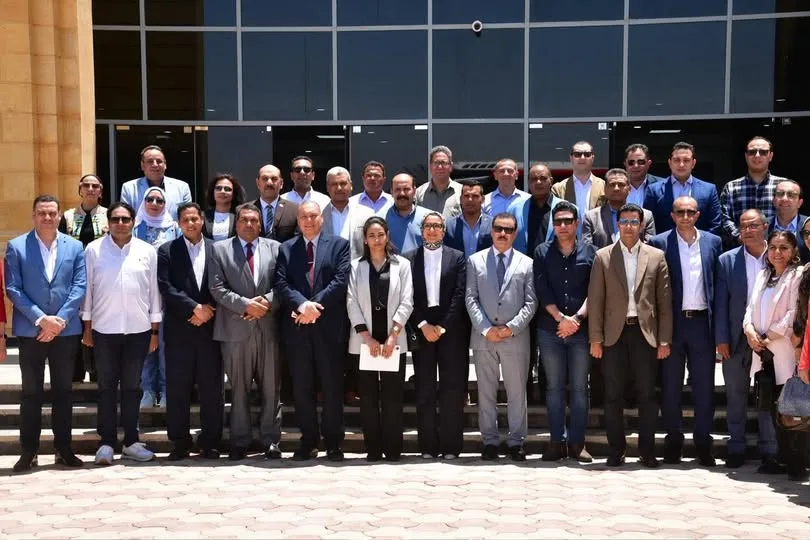 جامعة الوادي الجديد تستضيف نواب المحافظين الموقرين