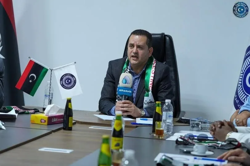 وزير الخارجية الليبي يُ reaffirm موقف بلاده الثابت دعمًا للقضية الفلسطينية وصمود الشعب الفلسطيني. وزير الخارجية الليبي يُ reaffirm موقف بلاده الثابت دعمًا للقضية الفلسطينية وصمود الشعب الفلسطيني.