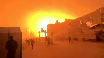 إصابة فريق التلفزيون العربي نتيجة هجوم للاحتلال على المستشفى المعمداني في غزة