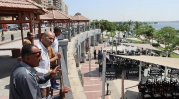 السكرتير العام المساعد لبني سويف يزور الحدائق والمتنزهات العامة للتأكد من جاهزيتها للاحتفال بعيد الأضحى