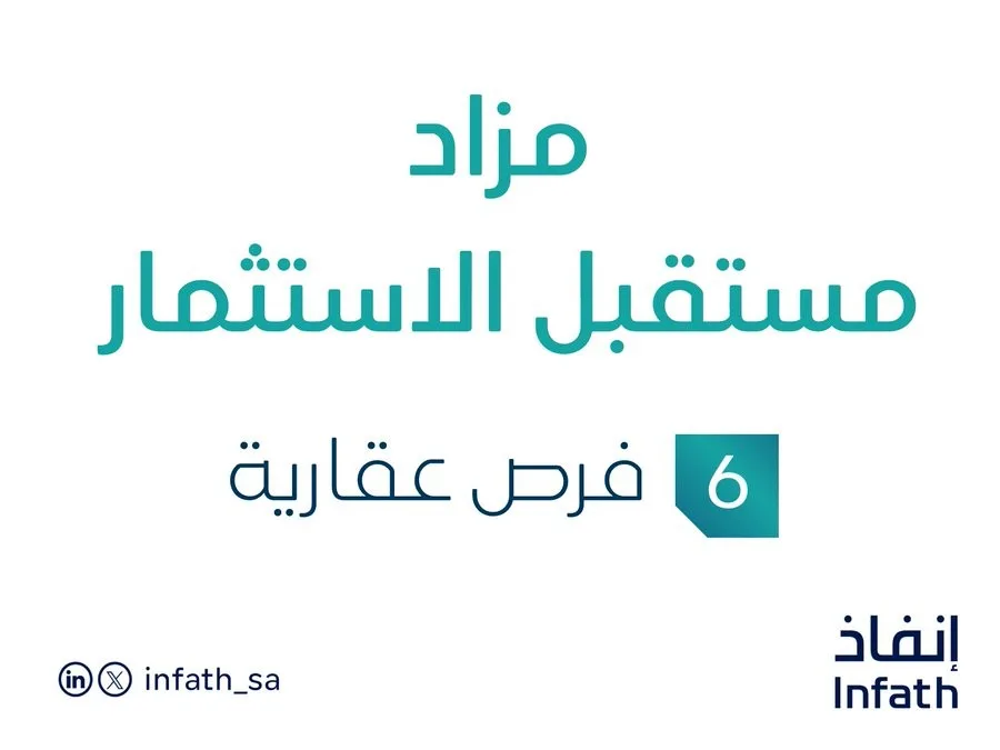 6 فرص عقارية: مزاد لاستكشاف آفاق الاستثمار تحت إشراف مزادات إنفاذ 6 فرص عقارية: مزاد لاستكشاف آفاق الاستثمار تحت إشراف مزادات إنفاذ