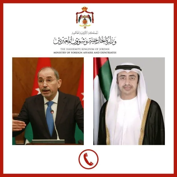 وزير الخارجية ونظيره الإماراتي يناقشان التوتر المتزايد في المنطقة وزير الخارجية ونظيره الإماراتي يناقشان التوتر المتزايد في المنطقة