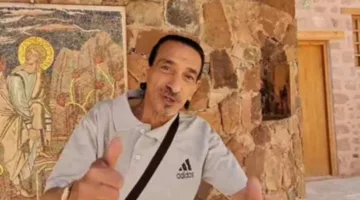 الفنان علاء عوض يتحدث من دير سانت كاترين: صليت في المسجد الفاطمي الملحق بالدير وأشعر كأني أؤدي مناسك الحج في بلدي.