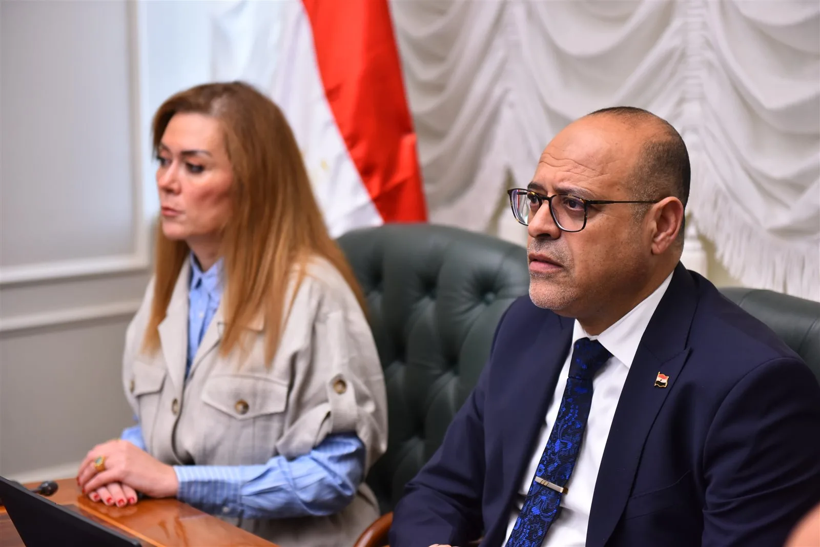 وزير العمل يلتقي المدير التنفيذي للأكاديمية الوطنية للتدريب لتعزيز التعاون واستكشاف الملفات المستقبلية وزير العمل يلتقي المدير التنفيذي للأكاديمية الوطنية للتدريب لتعزيز التعاون واستكشاف الملفات المستقبلية
