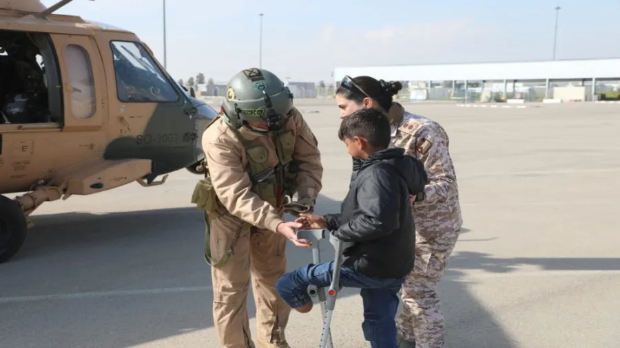 وصول مجموعة جديدة من أطفال غزة لتلقي العلاج في الأردن وصول مجموعة جديدة من أطفال غزة لتلقي العلاج في الأردن