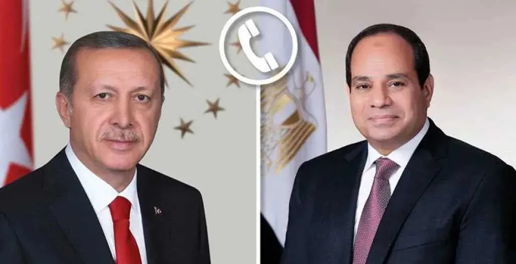 الرئيسان السيسي وأردوغان يحذران: تصعيد إسرائيل قد يؤدي إلى فوضى تهدد استقرار الشرق الأوسط الرئيسان السيسي وأردوغان يحذران: تصعيد إسرائيل قد يؤدي إلى فوضى تهدد استقرار الشرق الأوسط