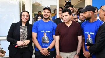 وزير الشباب ومحافظ دمياط يزوران معرض التوظيف وورش العمل لمبادرتي “مشواري” و”علّمني حرفة”