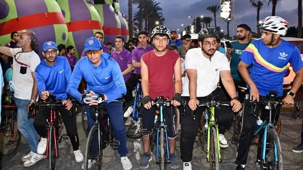 وزير الشباب ومحافظ دمياط ينظمان سباق دراجات بمناسبة العيد القومي وزير الشباب ومحافظ دمياط ينظمان سباق دراجات بمناسبة العيد القومي