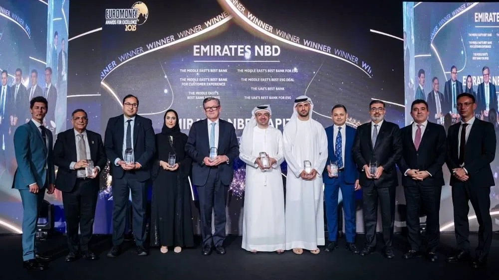 8 جوائز لبنك الإمارات دبي الوطني من «يوروموني» 8 جوائز لبنك الإمارات دبي الوطني من «يوروموني»