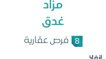 8 فرص استثمارية عقارية .. مزاد غدق تحت رعاية مزادات إنفاذ