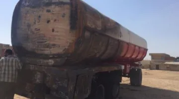 نقل سائق سيارة البنزين المتضرر من حريق محطة العاشر إلى مستشفى أهل مصر