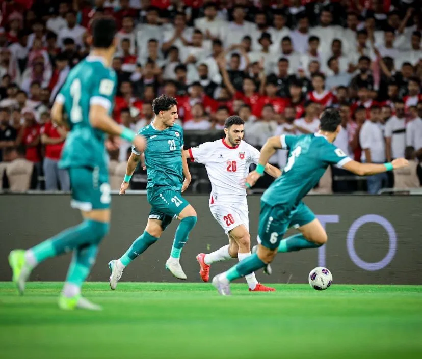 العراق يحقق انتصاراً معنوياً في الأردن العراق يحقق انتصاراً معنوياً في الأردن
