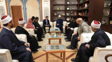مفتي الجمهورية يستقبل رئيس حزب الوعي: فرص التعاون الفعّال لخدمة الوطن وحماية العقول مفتوحة.