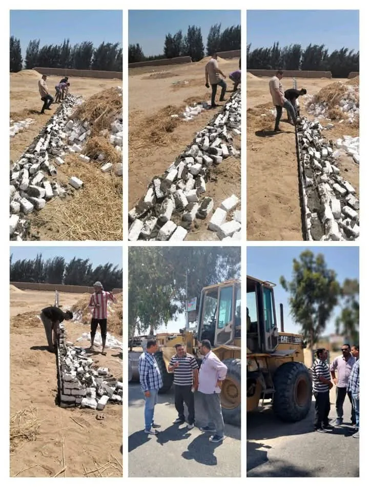 الأجهزة التنفيذية في الحسينية تقوم بإزالة مباني من الطوب الأبيض داخل نطاق الوحدة المحلية بقصاصين الشرق. الأجهزة التنفيذية في الحسينية تقوم بإزالة مباني من الطوب الأبيض داخل نطاق الوحدة المحلية بقصاصين الشرق.