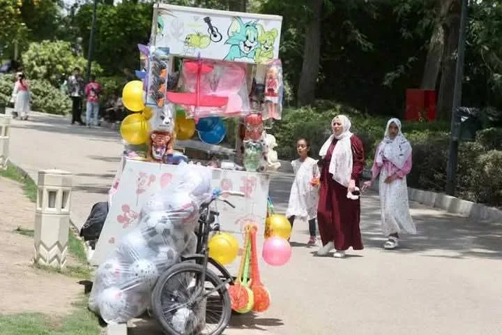 زيادة كبيرة في أعداد الزوار للحدائق والمتنزهات في أسوان بفضل جهود رجال الأمن في ثالث أيام العيد زيادة كبيرة في أعداد الزوار للحدائق والمتنزهات في أسوان بفضل جهود رجال الأمن في ثالث أيام العيد