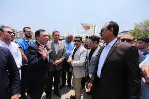الشهابي وصبحي يقومان بزيارة لمتابعة تقدم الأعمال الإنشائية في نادي سيتي كلوب دمياط. الشهابي وصبحي يقومان بزيارة لمتابعة تقدم الأعمال الإنشائية في نادي سيتي كلوب دمياط.