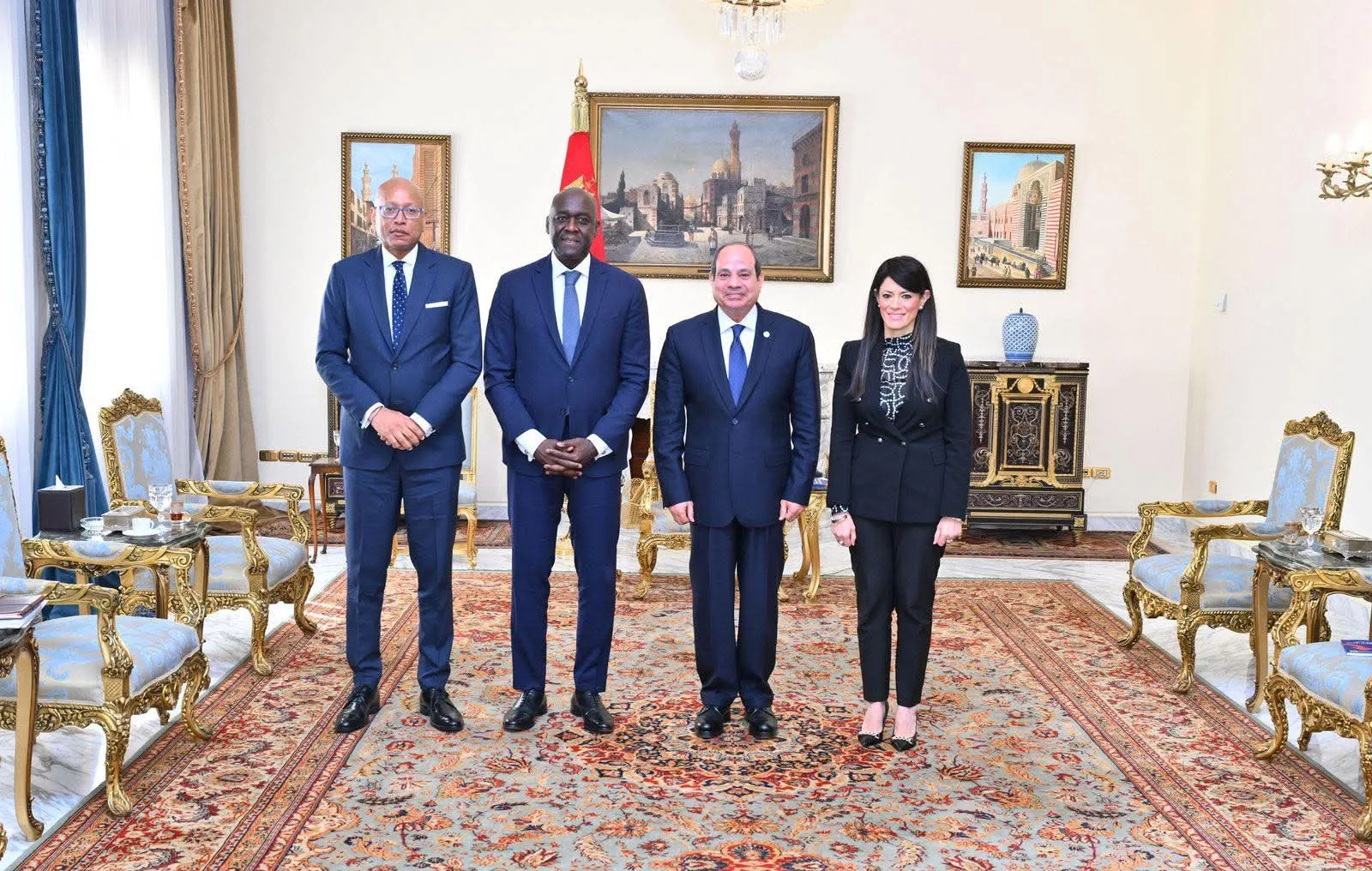 الرئيس المصري يناقش مع «التمويل الدولية» إمكانية الحصول على تمويل ميسر لتعزيز التنمية الاقتصادية الرئيس المصري يناقش مع «التمويل الدولية» إمكانية الحصول على تمويل ميسر لتعزيز التنمية الاقتصادية
