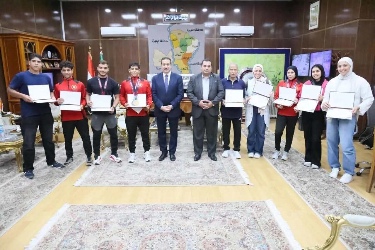 محافظ المنوفية يكرّم الرياضيين المتميزين بمناسبة الاحتفال بالعيد القومي للمحافظة محافظ المنوفية يكرّم الرياضيين المتميزين بمناسبة الاحتفال بالعيد القومي للمحافظة