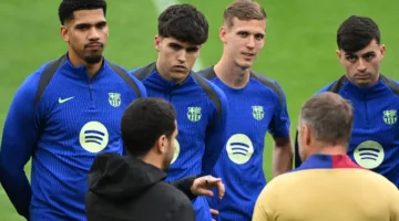 برشلونة يضع استراتيجيات لإنقاذ أولمو وأراوخو من الإصابات