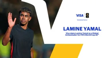 «فيزا» تعين نجم برشلونة «لامين يامال» سفيراً لمونديال «FIFA 2026»