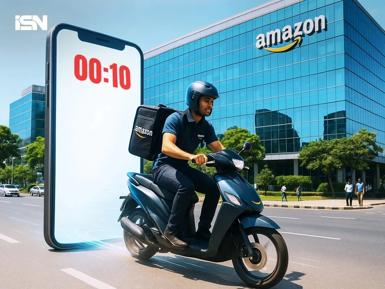أمازون تطلق خدمة «Amazon Now» في الهند لتقديم التوصيل السريع خلال 10 دقائق أمازون تطلق خدمة «Amazon Now» في الهند لتقديم التوصيل السريع خلال 10 دقائق