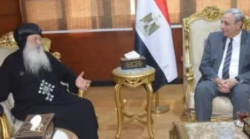محافظ الغربية يستقبل الأنبا بولا بمناسبة عيد الأضحى المبارك
