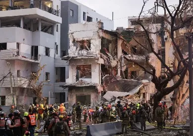 29 شخصًا أصيبوا في إسرائيل نتيجة للضربات الصاروخية الإيرانية حتى الآن. 29 شخصًا أصيبوا في إسرائيل نتيجة للضربات الصاروخية الإيرانية حتى الآن.