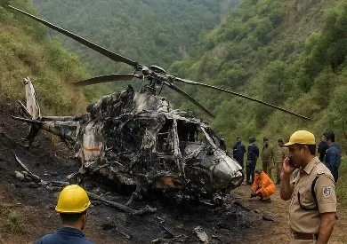 بعد مرور عدة أشهر على حادث مشابه.. تحطم طائرة هليكوبتر تحمل حجاجا فوق جبال الهيمالايا بعد مرور عدة أشهر على حادث مشابه.. تحطم طائرة هليكوبتر تحمل حجاجا فوق جبال الهيمالايا