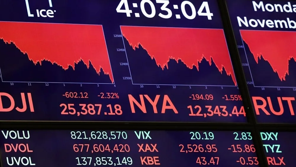 انخفاض العقود الآجلة للأسهم الأمريكية في وول ستريت مع زيادة التوترات الجيوسياسية في الشرق الأوسط انخفاض العقود الآجلة للأسهم الأمريكية في وول ستريت مع زيادة التوترات الجيوسياسية في الشرق الأوسط