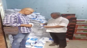 confiscation of 123 subsidized ration cards at a local bakery in Qena