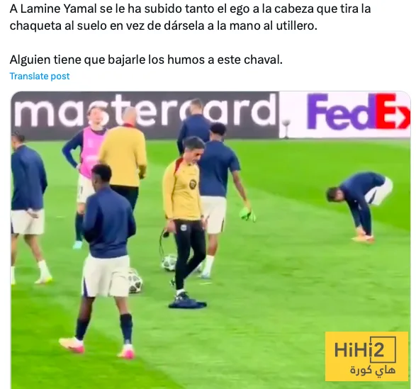 فيديو: انتقادات الجماهير الإسبانية للامين يامال بسبب الغطرسة والغرور! فيديو: انتقادات الجماهير الإسبانية للامين يامال بسبب الغطرسة والغرور!