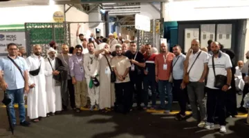 البعثة الصحفية تكرم الزميل الشرعان كأصغر حاج ضمنها