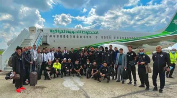 استعداداً للمنتخب الأردني: طائرة خاصة تنقل لاعبي العراق إلى الأردن