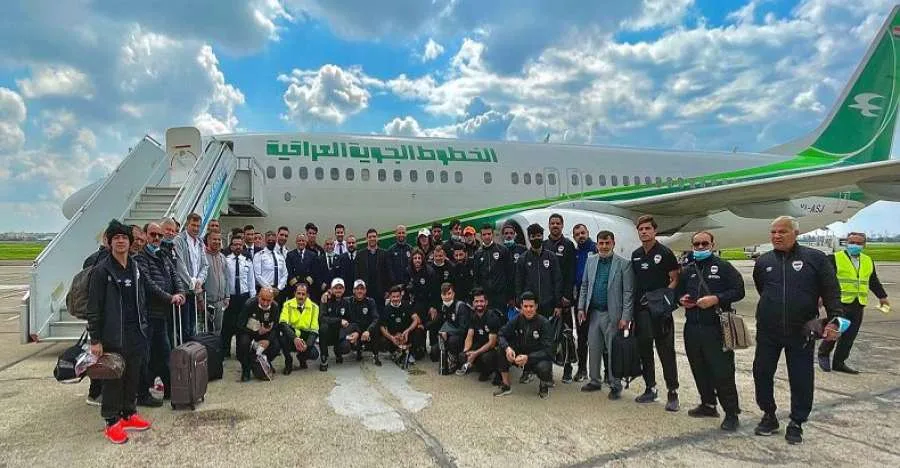 استعداداً للمنتخب الأردني: طائرة خاصة تنقل لاعبي العراق إلى الأردن استعداداً للمنتخب الأردني: طائرة خاصة تنقل لاعبي العراق إلى الأردن