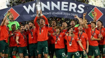 رفاق رونالدو يكررون الإنجاز.. البرتغال تتوج بطلة لدوري الأمم الأوروبية بعد الفوز على إسبانيا.