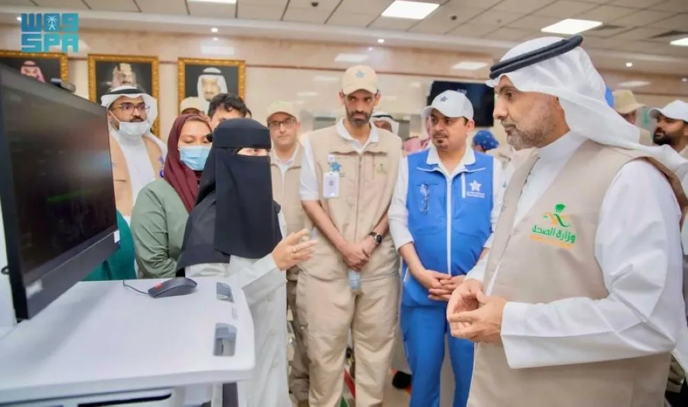 «آي سيلفي».. أول تقنية سعودية تستخدم الذكاء الاصطناعي لفحص القلب خلال موسم الحج «آي سيلفي».. أول تقنية سعودية تستخدم الذكاء الاصطناعي لفحص القلب خلال موسم الحج