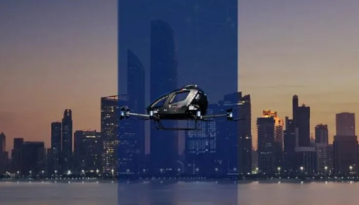 أبوظبي تتصدر مستقبل التنقل الجوي.. تجربة لطائرة كهربائية تعمل بدون طيار. أبوظبي تتصدر مستقبل التنقل الجوي.. تجربة لطائرة كهربائية تعمل بدون طيار.