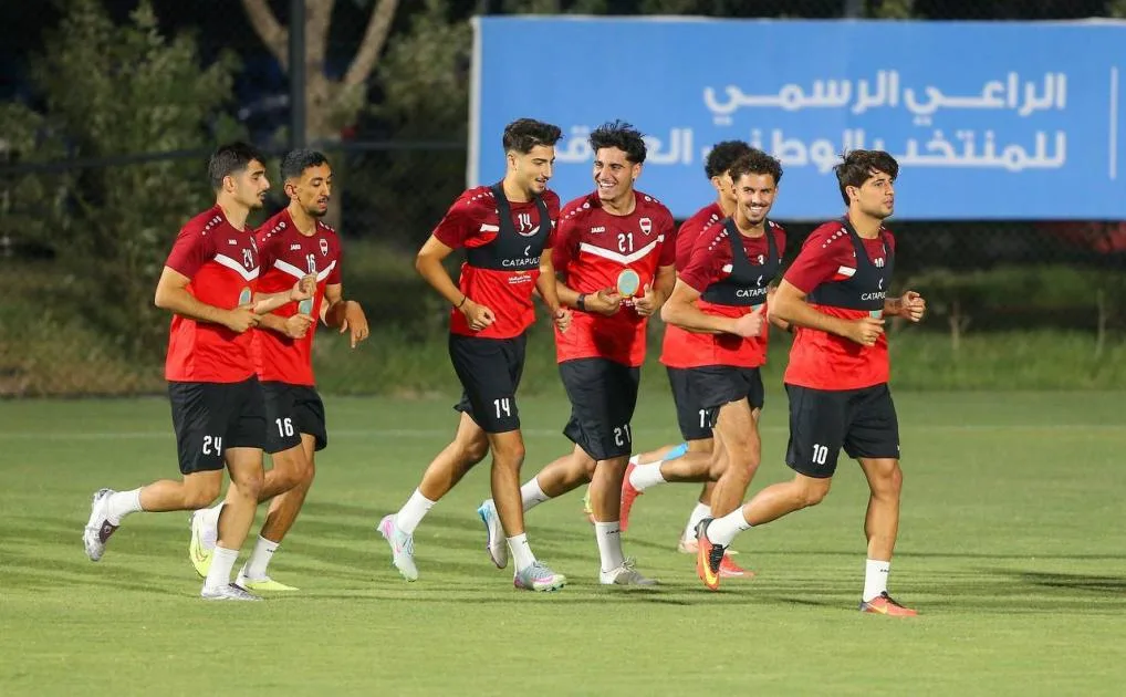 أجواء من التفاؤل تسود معسكر منتخب «أسود الرافدين» قبيل مواجهة كوريا الجنوبية أجواء من التفاؤل تسود معسكر منتخب «أسود الرافدين» قبيل مواجهة كوريا الجنوبية