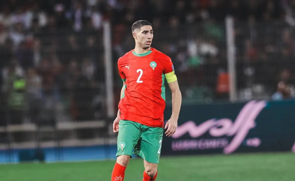 أشرف حكيمي يتغيب عن بدء معسكر منتخب المغرب أشرف حكيمي يتغيب عن بدء معسكر منتخب المغرب