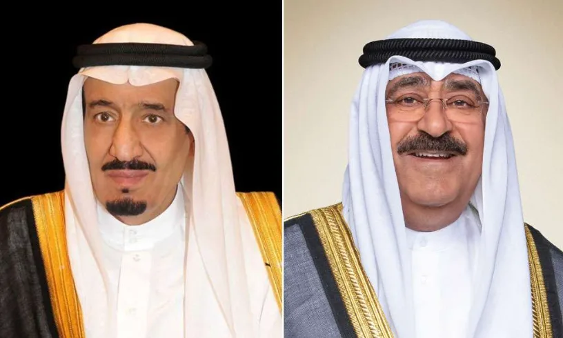 أمير الكويت يبارك لخادم الحرمين نجاح موسم الحج لعام 1446هـ أمير الكويت يبارك لخادم الحرمين نجاح موسم الحج لعام 1446هـ