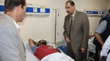 أول الصور لمراقبي امتحانات الثانوية العامة الذين تعرضوا لحادث في سوهاج