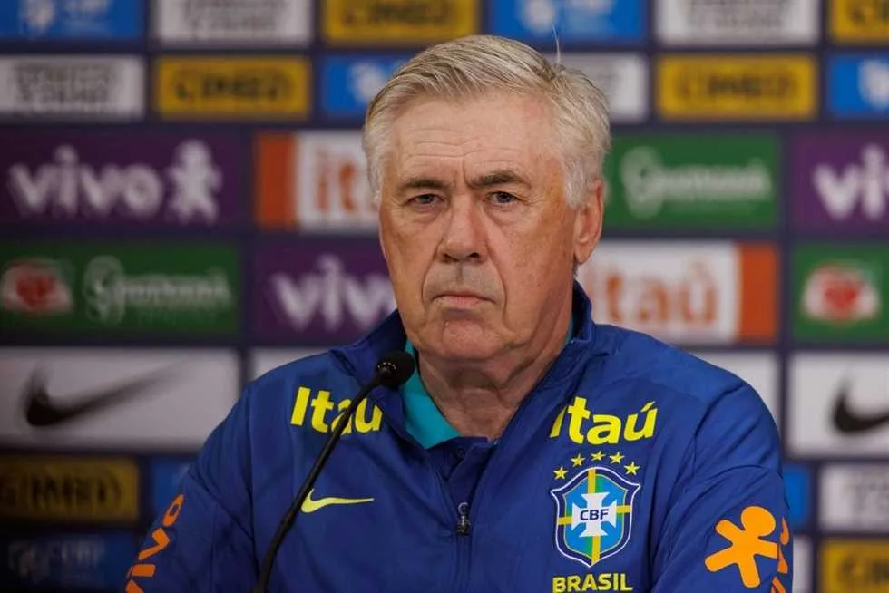 أول رد فعل لأنشيلوتي بعد انتصاره الأول مع البرازيل وبلوغ كأس العالم أول رد فعل لأنشيلوتي بعد انتصاره الأول مع البرازيل وبلوغ كأس العالم